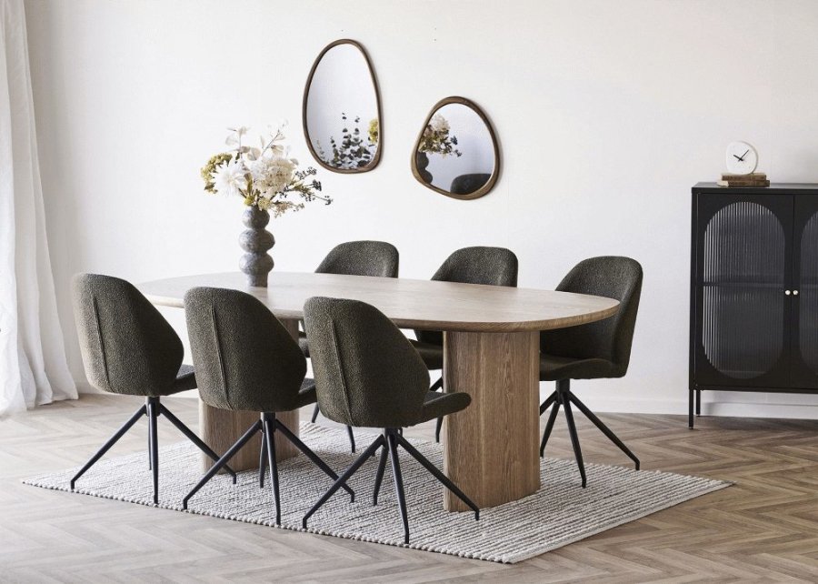 House Nordic Luxon Spiegel 38,5x64,5 cm, Holzoptik