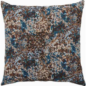 House Nordic Blossom Pude 45x45 cm, Bl/Brun