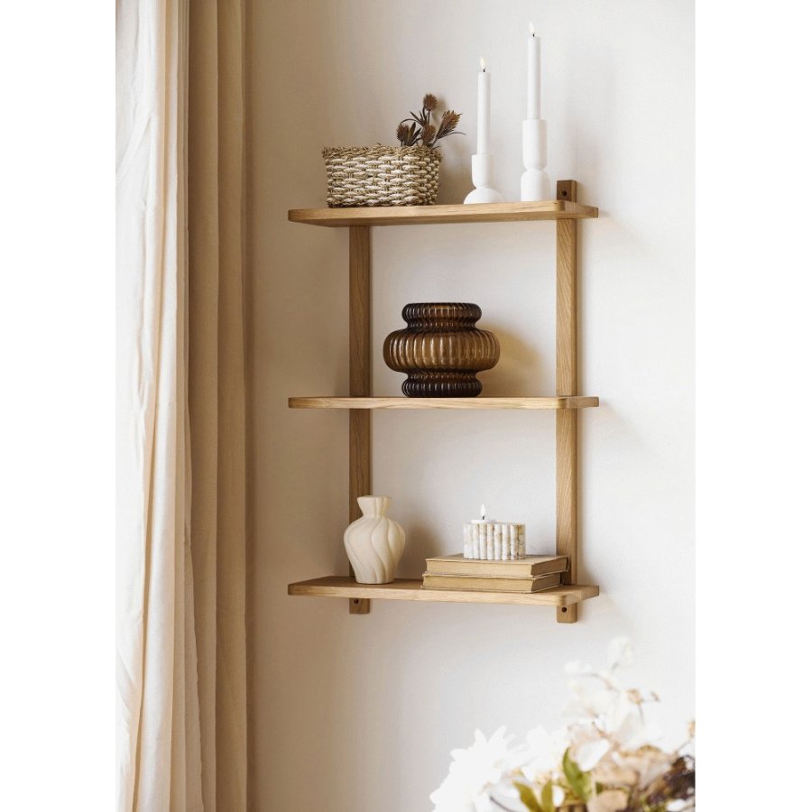 House Nordic Townsville Wandregal 50x75 cm, Eiche