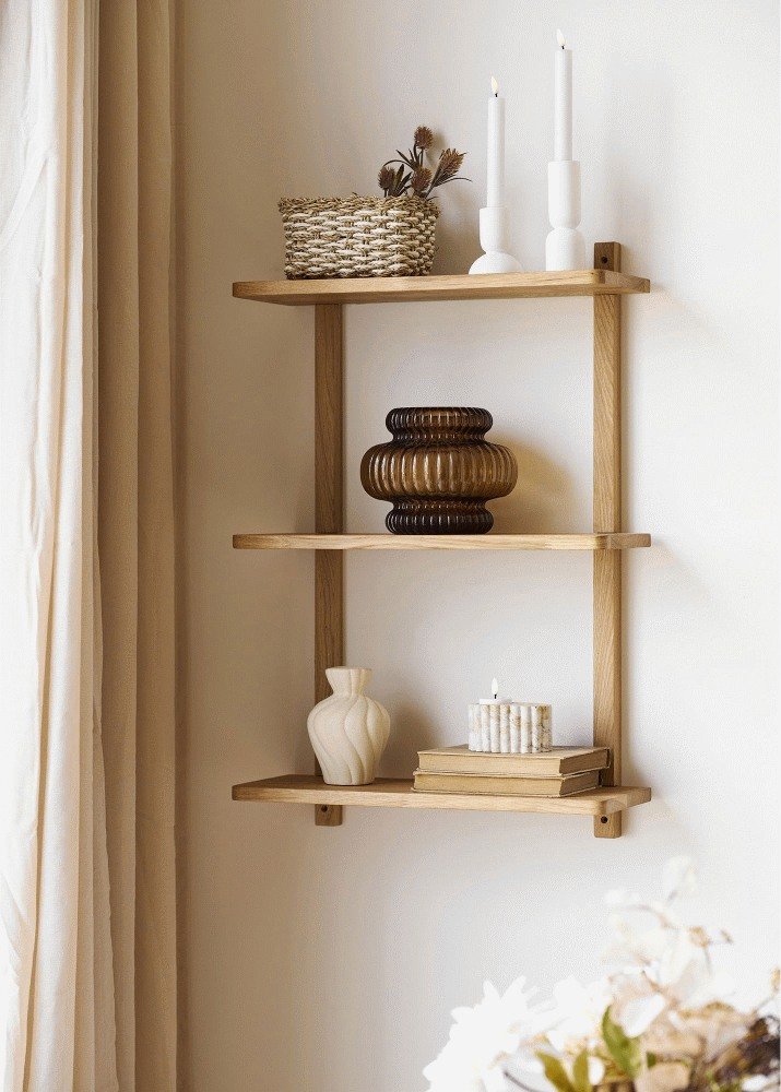 House Nordic Townsville Wandregal 50x75 cm, Eiche