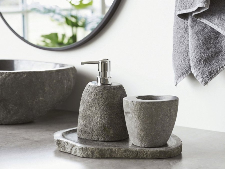 House Nordic Gara Tablett 30x25 cm, Grau