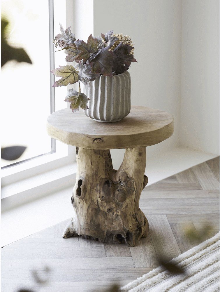 House Nordic Palena Beistelltisch H45 cm, Teak