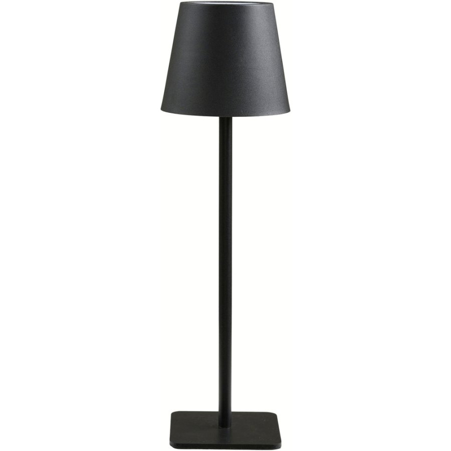 House Nordic Bradford Akku-Tischlampe LED H37 cm, Schwarz