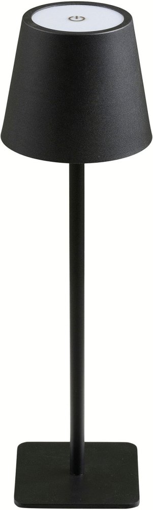 House Nordic Bradford Akku-Tischlampe LED H37 cm, Schwarz