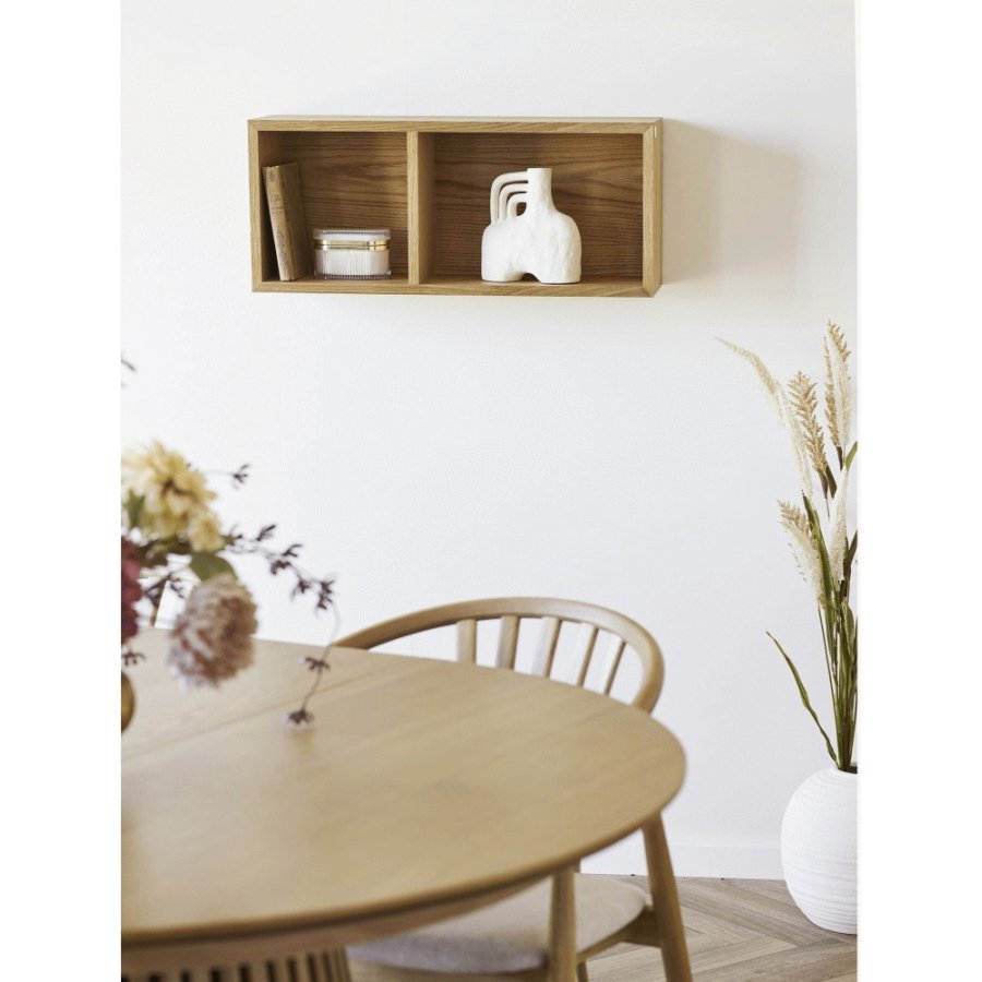House Nordic Oshawa Wandregal 30x71 cm, Eichenfurnier