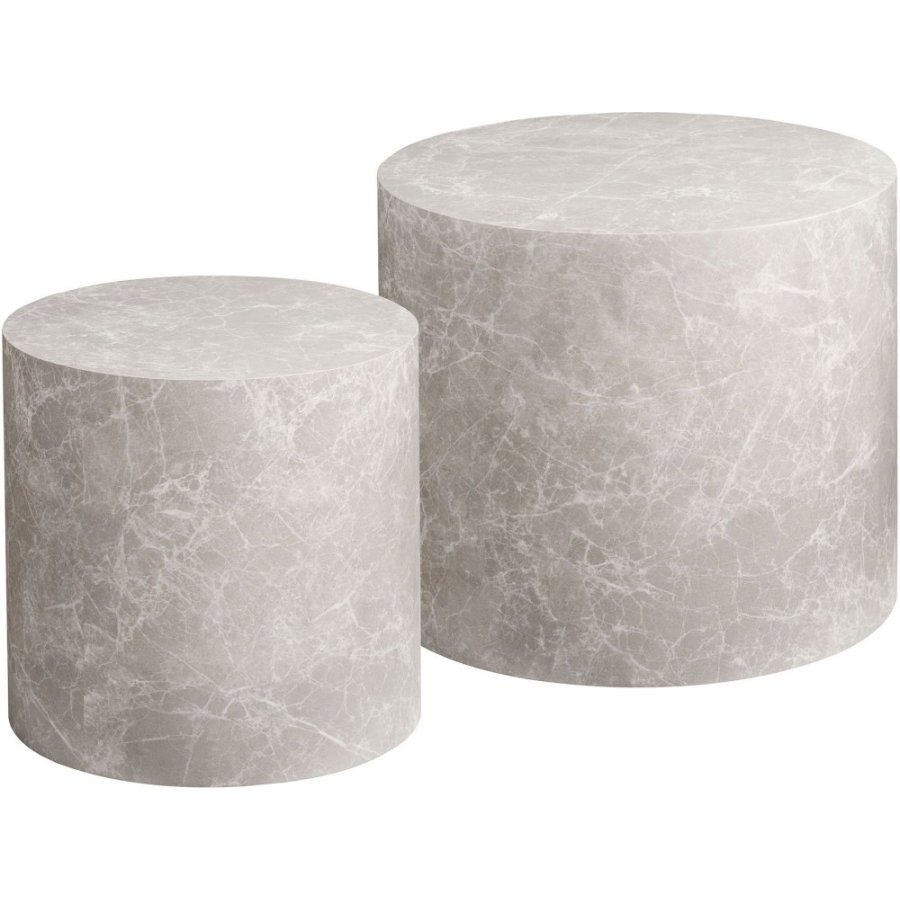 House Nordic Prague Couchtisch 2er Set, Marmor
