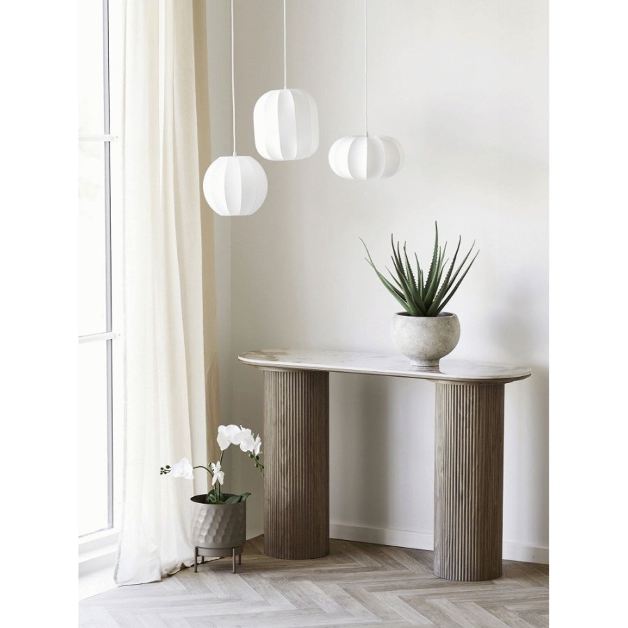 House Nordic Blumentopf H19,5 cm, Grau