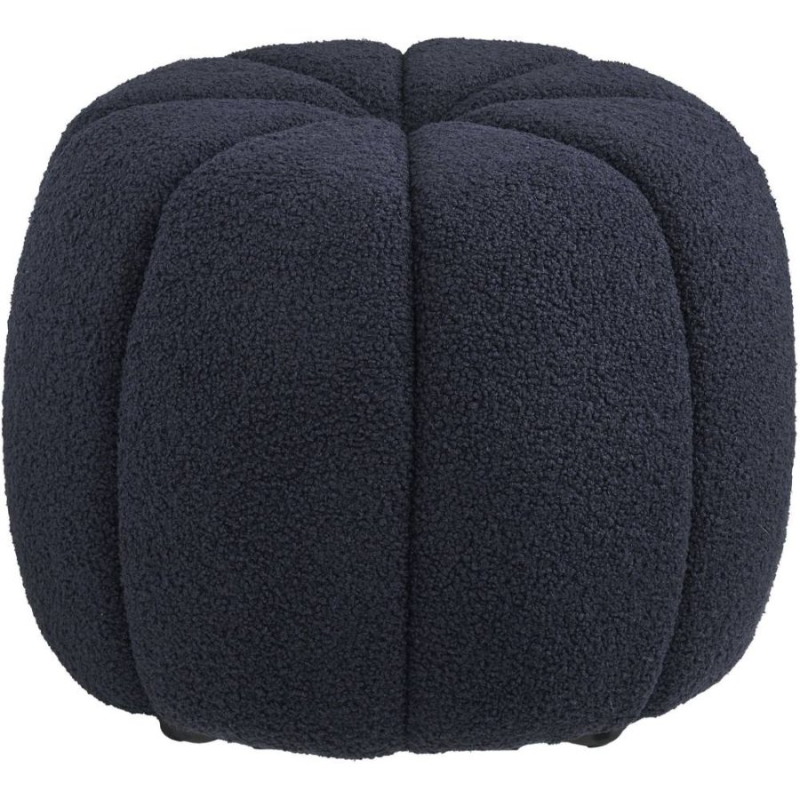 House Nordic Paisley Pouf H38 cm, Marine
