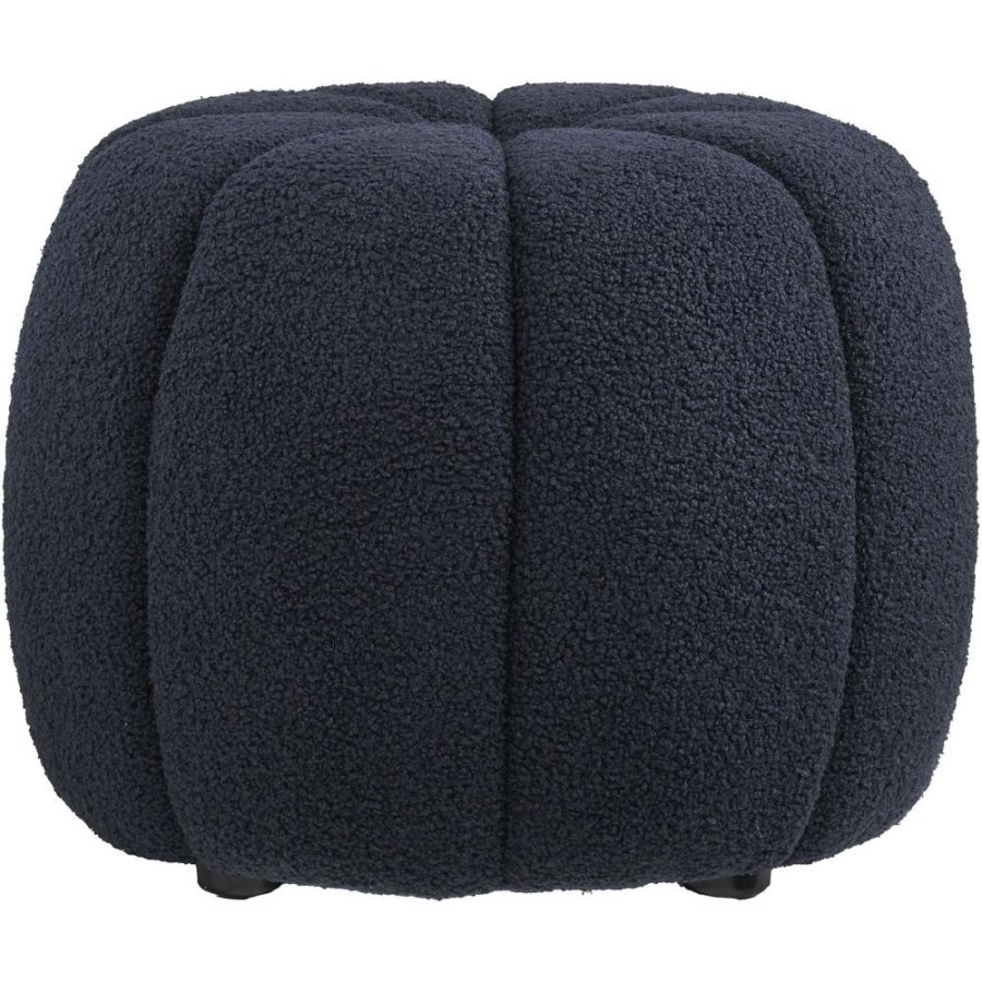 House Nordic Paisley Pouf H38 cm, Marine