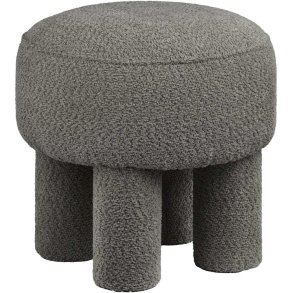 House Nordic Canberra Pouf H43 cm, Anthrazitgrau