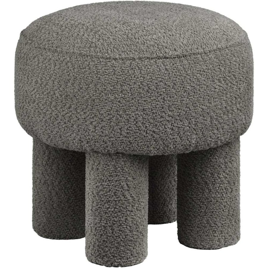 House Nordic Canberra Pouf H43 cm, Anthrazitgrau