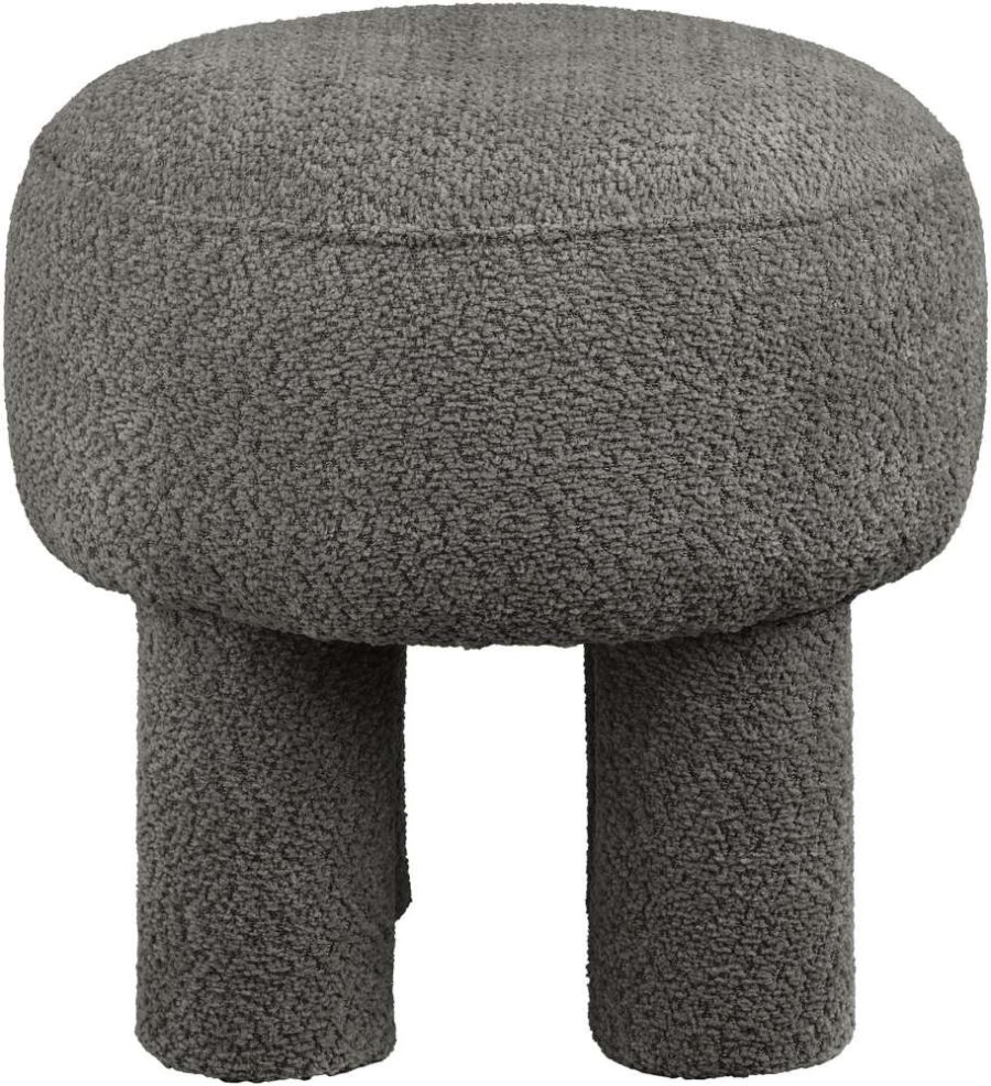 House Nordic Canberra Pouf H43 cm, Anthrazitgrau