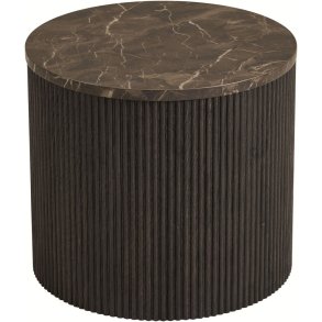 House Nordic Rota Eckttisch H40 cm, Dunkelbraun