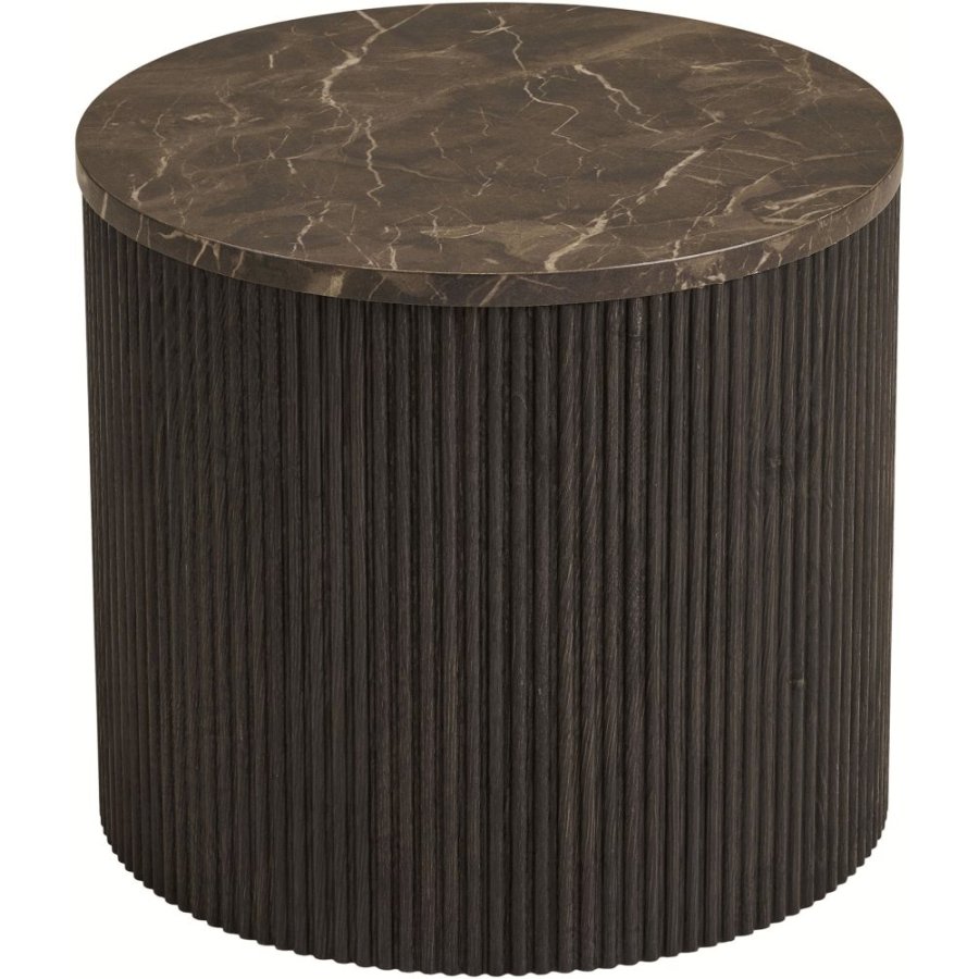 House Nordic Rota Eckttisch H40 cm, Dunkelbraun