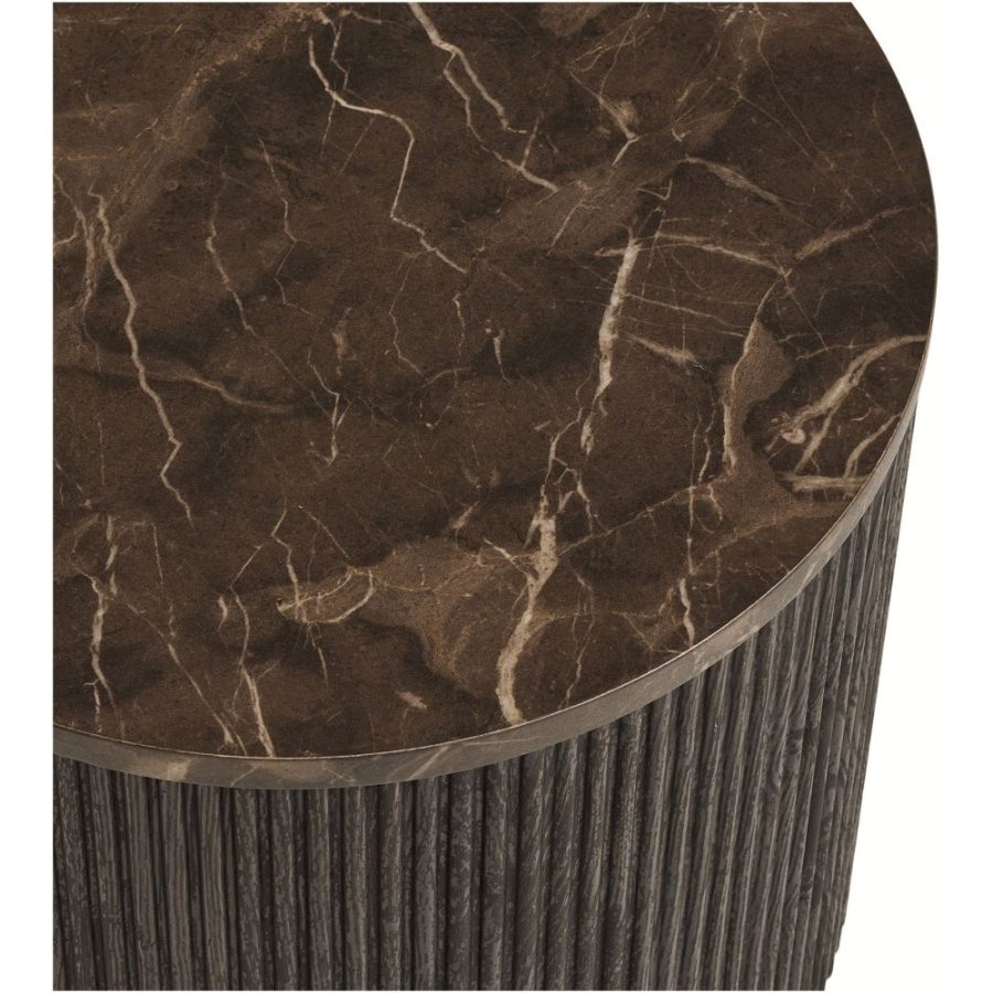 House Nordic Rota Eckttisch H40 cm, Dunkelbraun