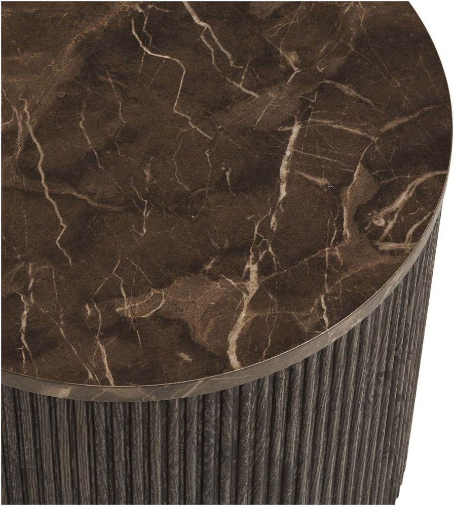 House Nordic Rota Eckttisch H40 cm, Dunkelbraun