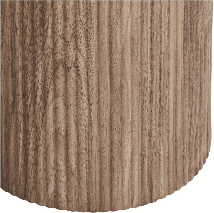 House Nordic Athens Eckttisch H50 cm, Weiß/Braun