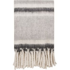 House Nordic Carmel Decke 130x170 cm, Grau/Weiß