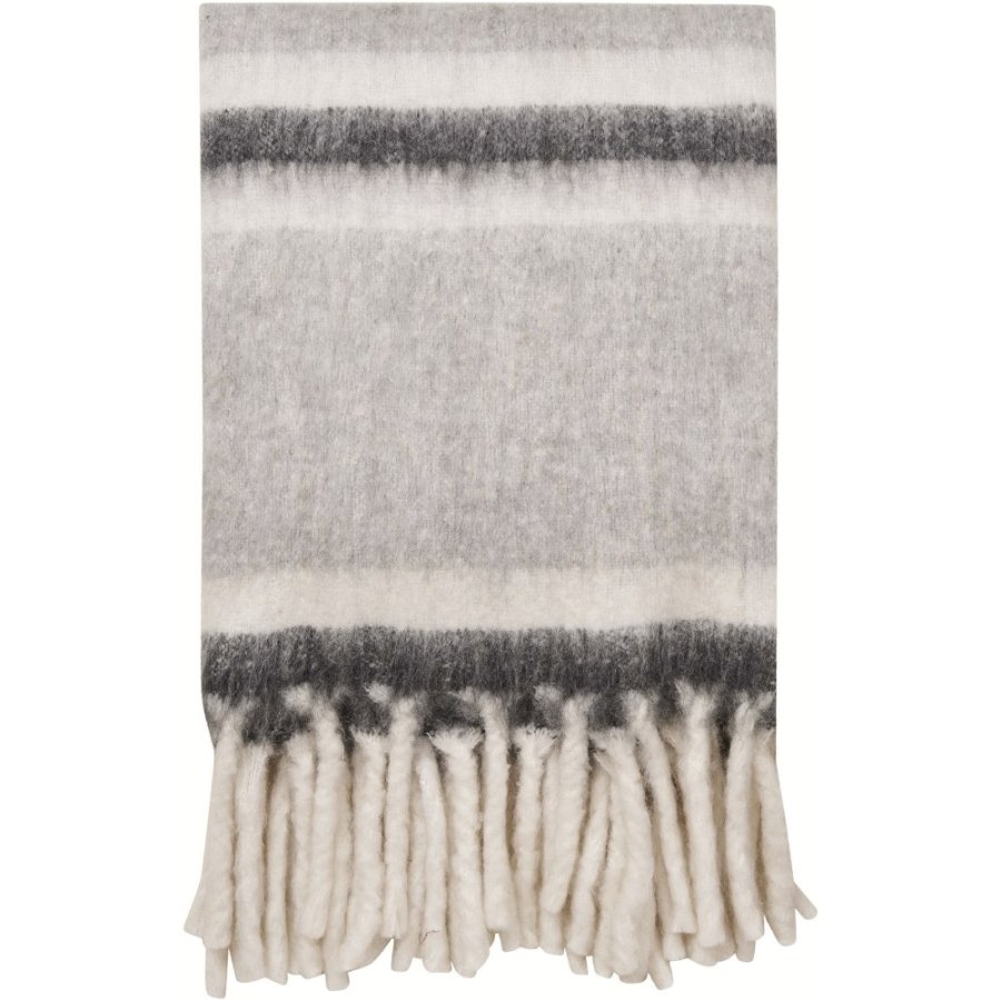House Nordic Carmel Decke 130x170 cm, Grau/Weiß