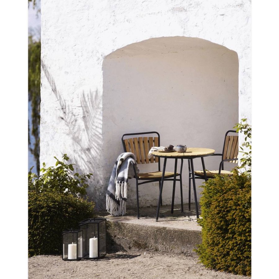 House Nordic Carmel Decke 130x170 cm, Grau/Weiß