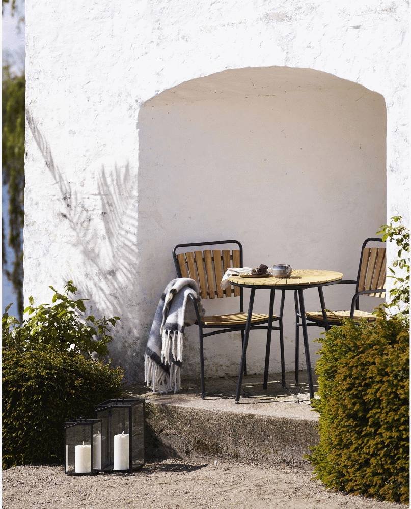 House Nordic Carmel Decke 130x170 cm, Grau/Weiß