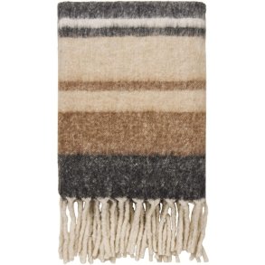 House Nordic Carmel Decke 130x170 cm, Schwarz/Braun