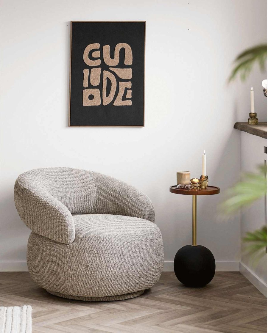 House Nordic Sirone Beistelltisch H56 cm, Mangobaum