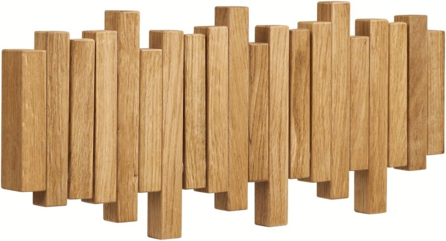 House Nordic Caltra Garderobenleiste 40 cm, Eiche