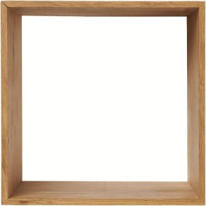 House Nordic Lattoon Wandregal 30x30 cm, Eiche