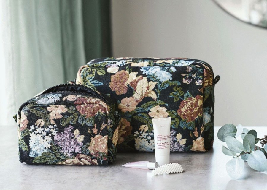 House Nordic Zoe Kulturtasche 2er Set, Blumenmischung