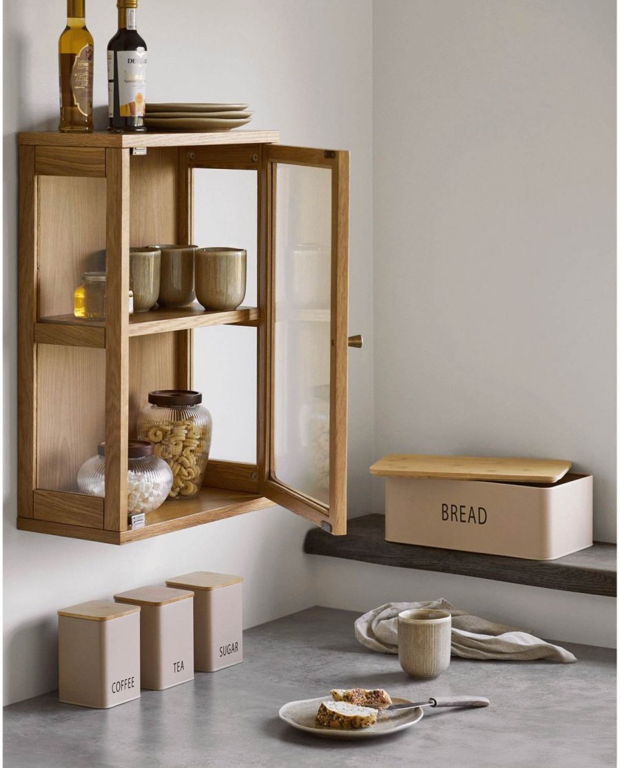 House Nordic Zamora Wandh&auml;ngendes Vitrinenschrank 40x60 cm, Eiche