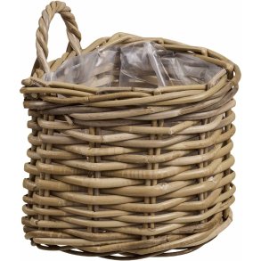 House Nordic Keli V�gh�ngt Kurv H27 cm, Rattan