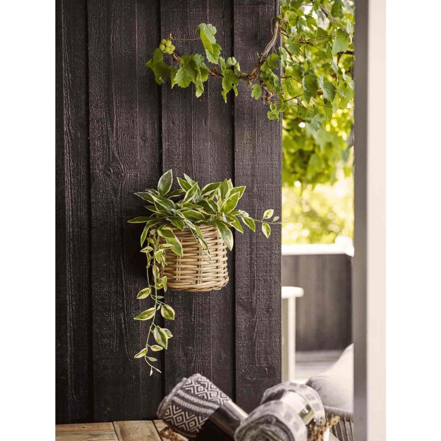 House Nordic Keli V�gh�ngt Kurv H27 cm, Rattan