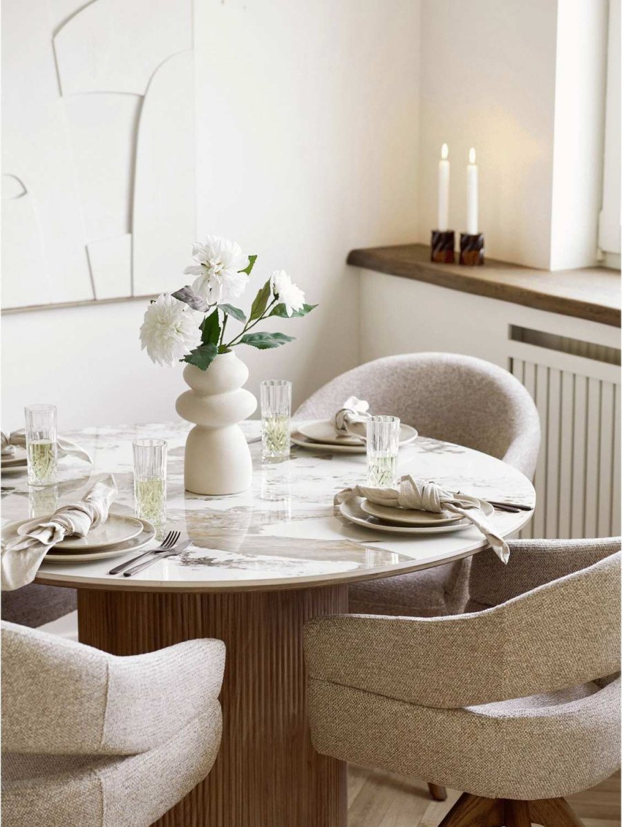 House Nordic Viola Tallerken 4 stk. 21 cm, Beige