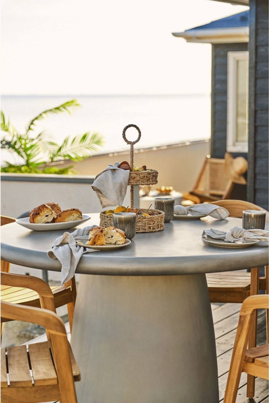 House Nordic Viola Krus 4 stk. 36 cl, Gr�