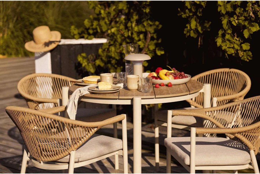 House Nordic Viola Krus 4 stk. 36 cl, Beige