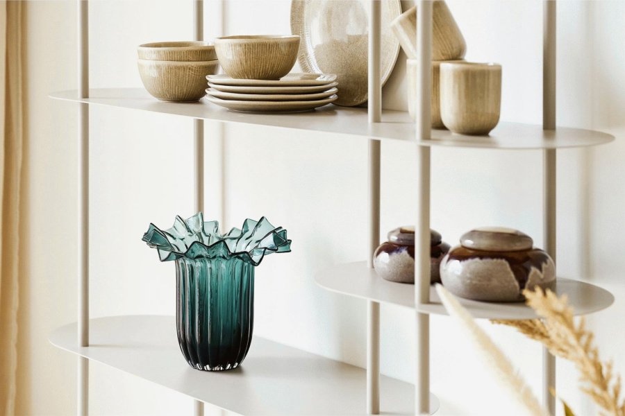 House Nordic Vase H30 cm, M�rkegr�n