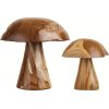House Nordic Kodi Dekorationssvampe 2 stk, Teak