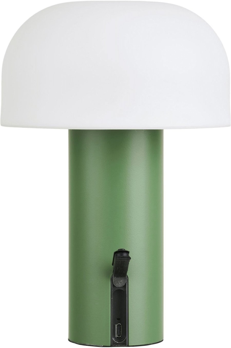 House Nordic Soham Tr�dl�s Bordlampe LED H22 cm, Hvid/Gr�n