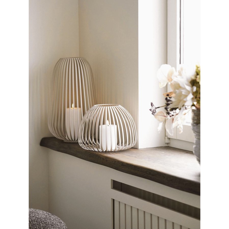 House Nordic Stoense Lantaarn H20 cm, Beige