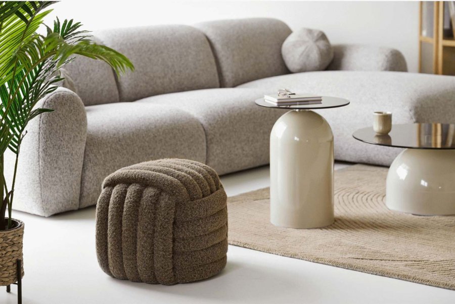 House Nordic Napier Sitzkissen H43/�48 cm, Braun