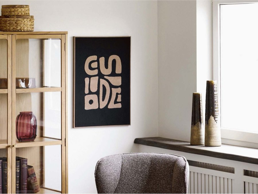 House Nordic Vase H48 cm, Brun