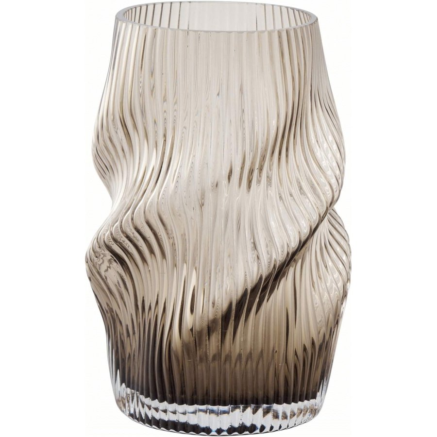 House Nordic Vase H25 cm, Brun