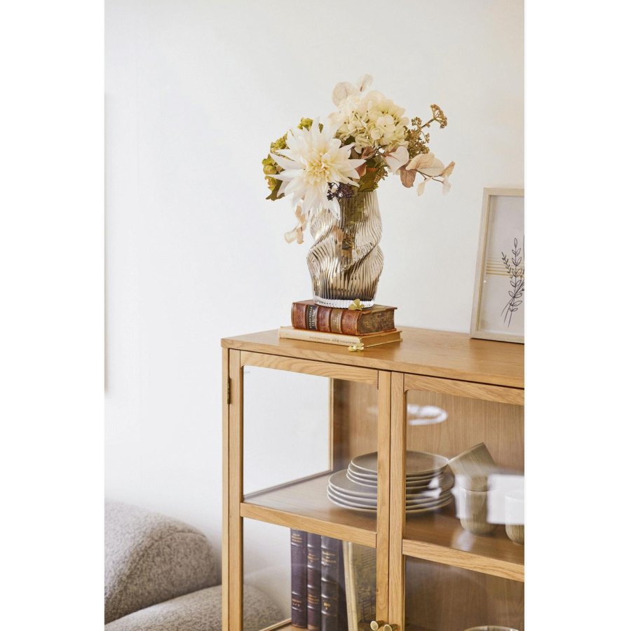 House Nordic Vase H25 cm, Brun