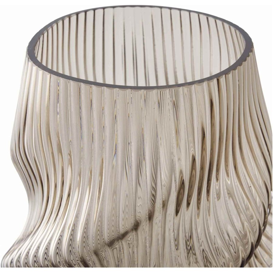 House Nordic Vase H25 cm, Brun