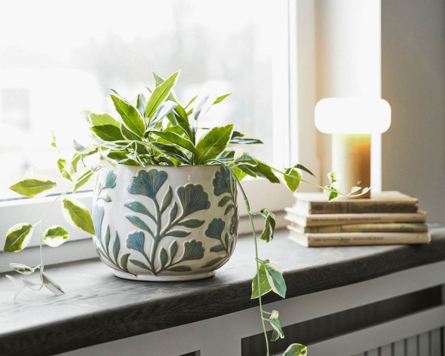 House Nordic Urtepotte H17,5 cm, Hvid