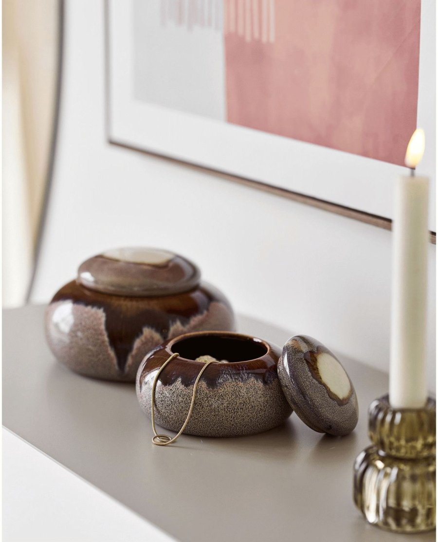 House Nordic Aufbewahrungsbox 2er Set, Braun