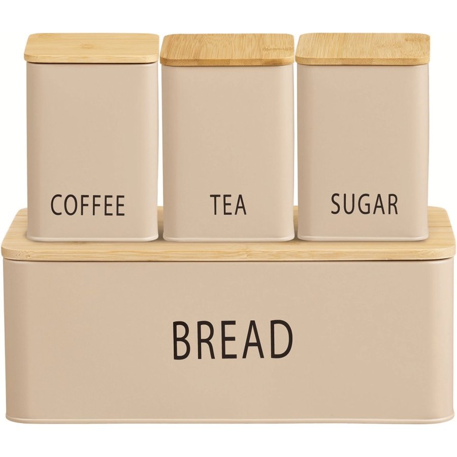 House Nordic Tula Aufbewahrungsbox 4-teilig, Beige