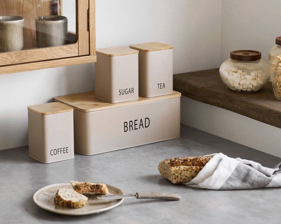 House Nordic Tula Aufbewahrungsbox 4-teilig, Beige