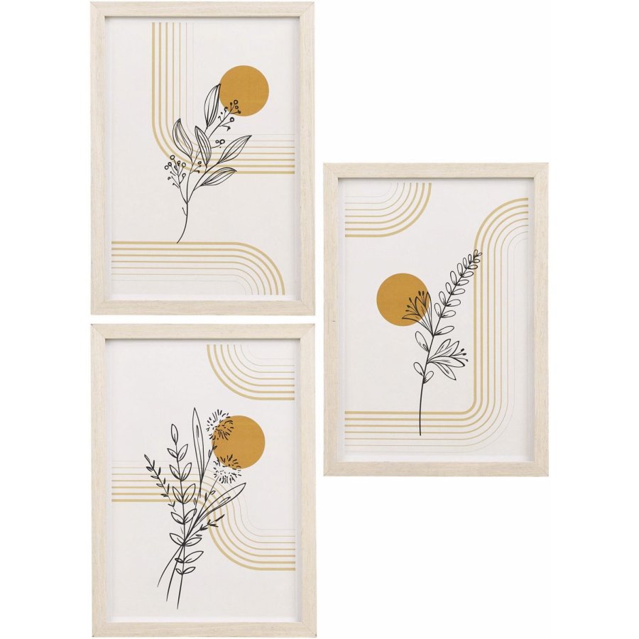 House Nordic Madison Ramme 3 stk. 21x30 cm, MDF